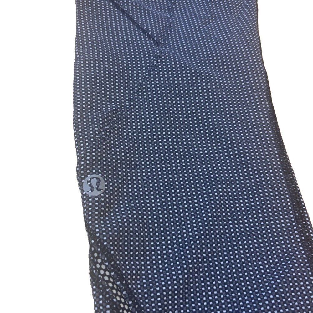 Lululemon Crusher Tight Size 6 Power Luxtreme Tiny Geo Black White W5AGIS $118 - Picture 9 of 10